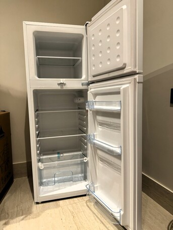 Riyadh, Appliances, SAR 600,  New Refrigerator Arrow 132 Liters Double Door Auto Defrost 7 Years Warranty