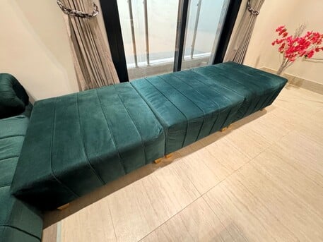 Riyadh, Furniture, SAR 1800,  New Sofa Set Flexible 9 Seater Large 3+3+1+1+1 Plus 4 Cushions