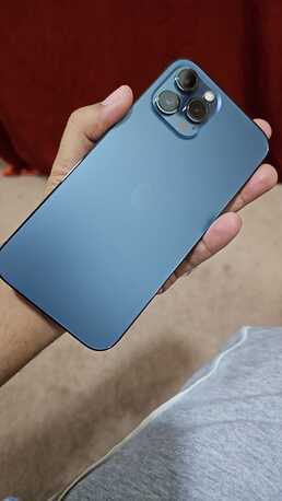 Dammam, Mobile Phones, SAR 1550,  Iphone 12 Pro Max 128gb Battery Health 100% As Replaced With Apple Care 6months Ago