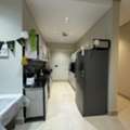 SAR 4800,  Modern 2 Walls Kitchen Setup Cabinets Marble Countertop Sink Imported Sink Mixture