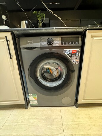 Riyadh, Appliances, SAR 900,  New Impex 8 Kg Front Load Washing Machine 1200 RPM BLDC Inverter Motor 11 Wash Programs