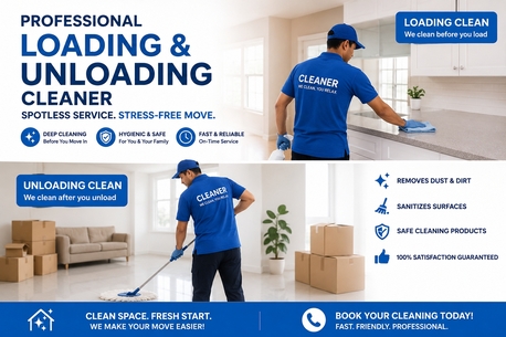 Riyadh, Jobs, Male Cleaner, Loading And Unloading