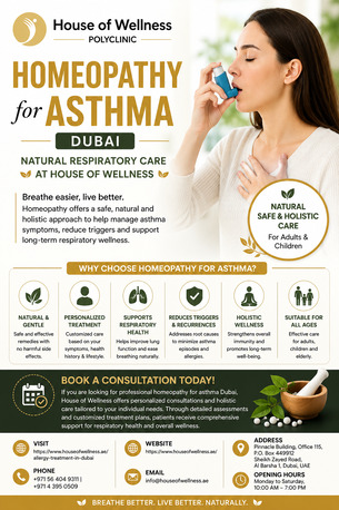 Al Barsha, Health, Homeopathy For Asthma Dubai &ndash; Natural Respiratory Care At House Of Wellness