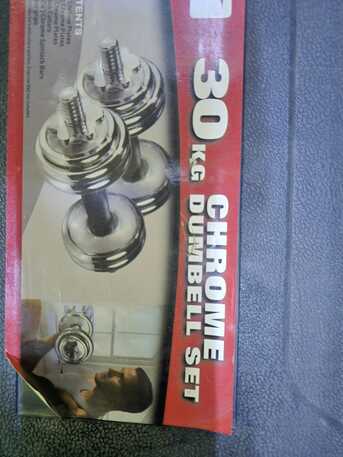 Al Badiah, Household Items, SAR 170,  Chrome Dumbell Set- 30KG