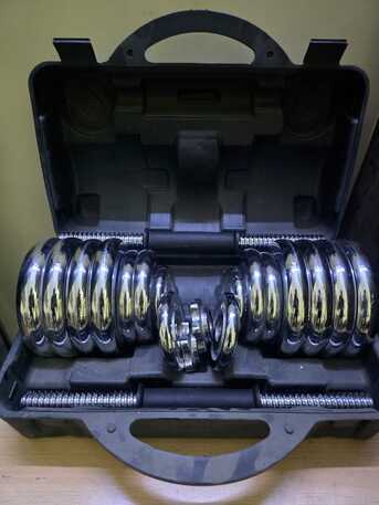 Al Badiah, Household Items, SAR 170,  Chrome Dumbell Set- 30KG