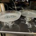 SAR 150,  Crockery - 4 X Glass Platter, 12 X Glasses And 4 X Ceramic Plates
