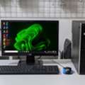 BHD 58,  HP Core I7 -Computer Set Speed 3.30Ghz 8GB RAM | 256GB SSD Win 10 Pro 19'&prime; HD Monitor-/
