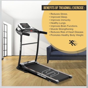 Riyadh, Health & Beauty Items, SAR 599,  Sparnod Fitness Motorised Treadmill 10/10