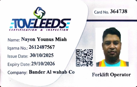 Riyadh, Job Seekers, Forklift Operator