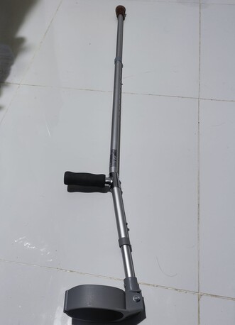 Riyadh, Health & Beauty Items, SAR 250,  Orliman Walking Boot (Size 42-46) + Forearm Crutch For Sale