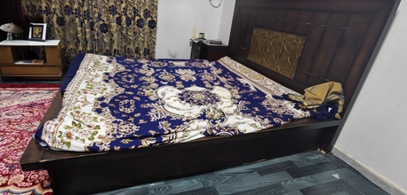 Al Aziziyah, Household Items, SAR 350,  High-quality, King-size Wooden Bed And Mattress (200*200) For Sale