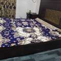 SAR 350,  High-quality, King-size Wooden Bed And Mattress (200*200) For Sale