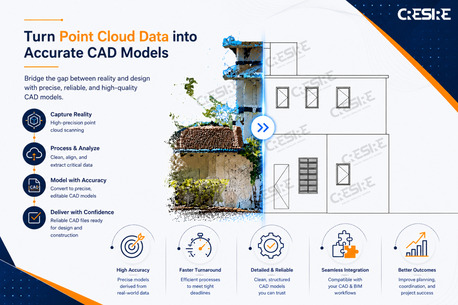 Houston, Construction, Turn Point Cloud Data Into Accurate CAD Models