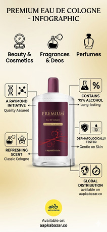 Noida, Health & Beauty Items, INR 250,  Premium Eau De Cologne By Raymond At Aap Ka Bazar