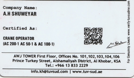 Jubail, Job Seekers, Experienced Heavy Mobile Crane Operator (18 Yrs) - Terex & Liebherr