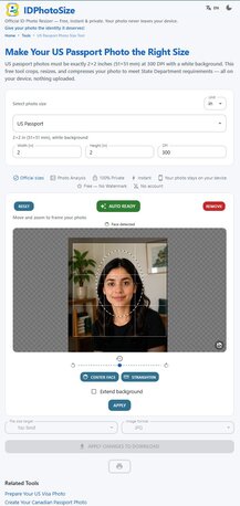 Singapore, Legal, Green Card Photo Maker | Idphotosize.com