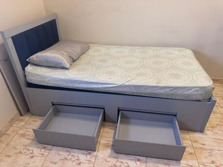 Riyadh, Furniture, SAR 1000,  Single Bed Room Set - Cupboard & Bed