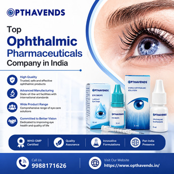 Punjab, Health, OpthaVends: Top Ophthalmic Pharmaceuticals Company In India