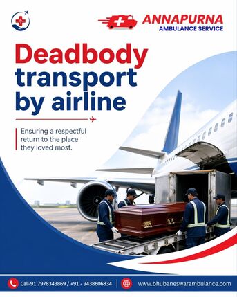 Bhubaneswar, Medical, Dead Body Shifting By Airline From Bhubaneswar