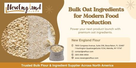 New York, Food, Bulk Oat Ingredients For Modern Food Production