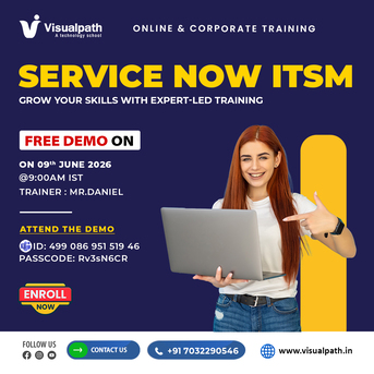 Hyderabad, Education, ServiceNow ITSM Online Free Demo | Global Training