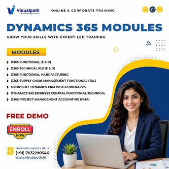 Hyderabad, Education, Dynamics 365 Modules Demo For Real-World Skills