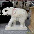 INR 25000,  White Marble Elephant Statue For Prosperity & Luck