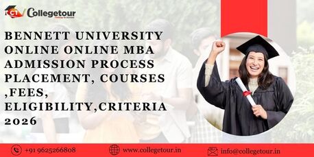 Lucknow, Lessons Offered, Bennett University Online MBA Admission Process, Placement, Courses, Fees, Eligibility, Cr
