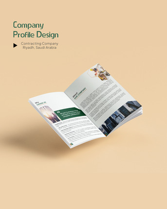Riyadh, Graphic Design, COMPANY PROFILE DESIGNER