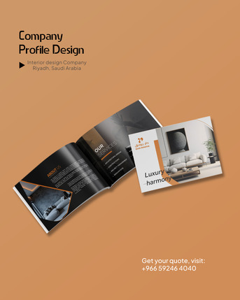Riyadh, Graphic Design, COMPANY PROFILE DESIGNER