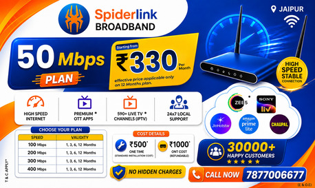 Jaipur, Computers, INR 330,  Upgrade Your Home Network: Pure FTTH Solutions For Seamless Computing