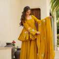 INR 6500,  Buy Jassica Mustard Sharara Set Online