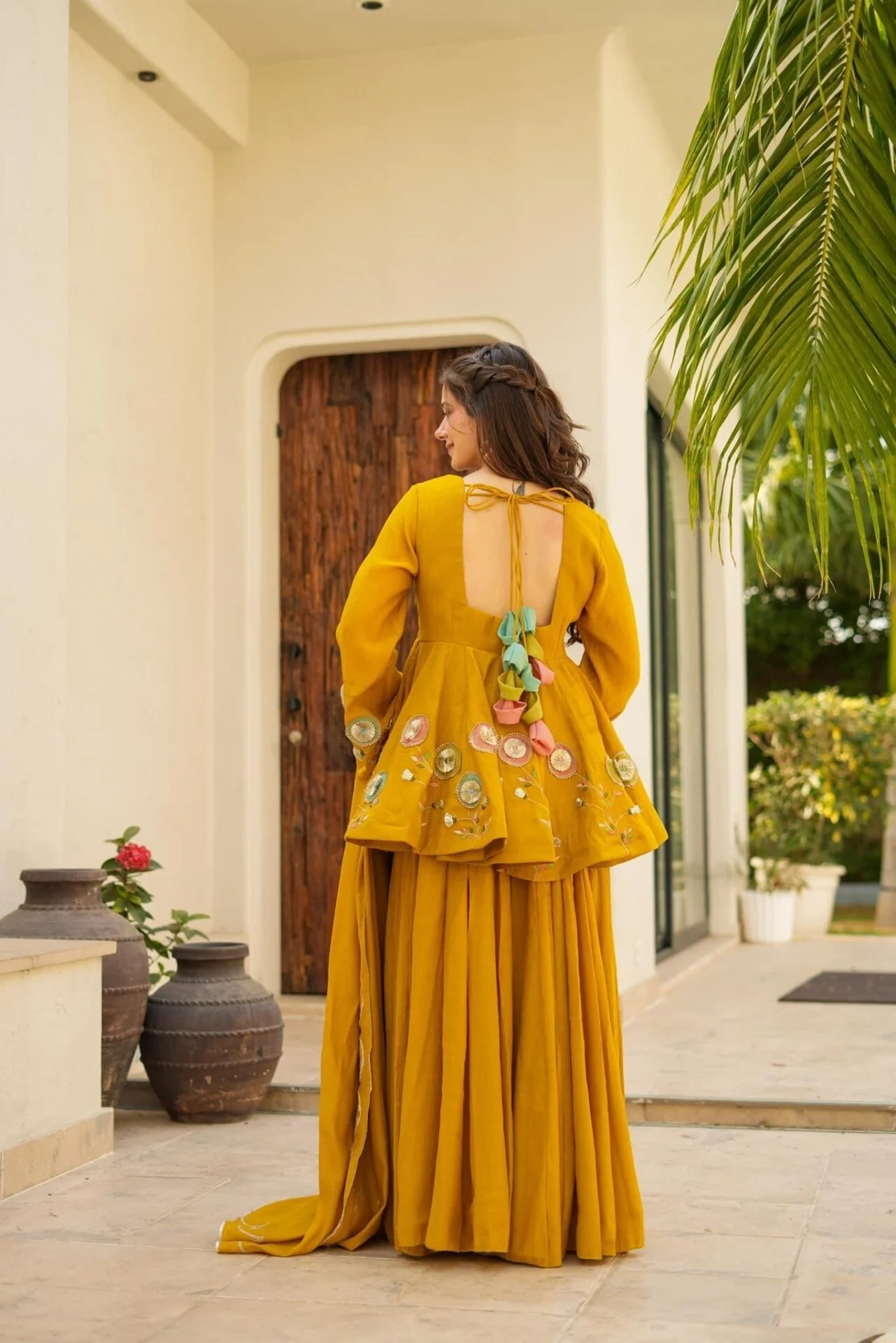 Jaipur, Clothing & Accessories, INR 6500,  Buy Jassica Mustard Sharara Set Online