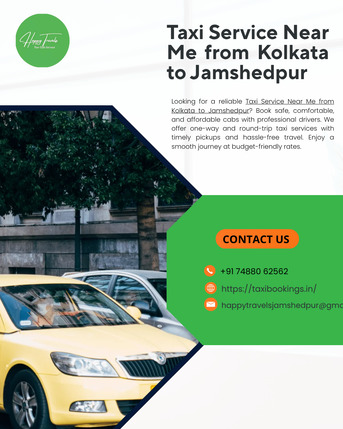 Kolkata, Travel, Taxi Service Near Me From Kolkata To Jamshedpur