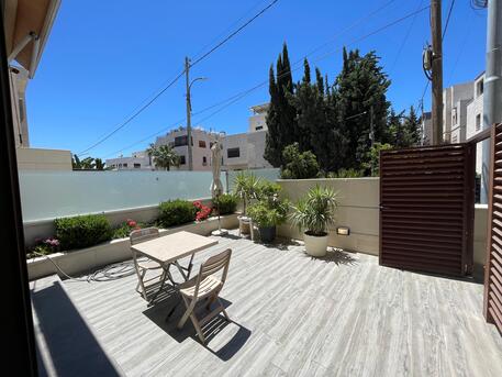 Abdoun, Apartments, Flats, Houses & Villas, JOD 13000/year,  Furnished,  2 BR,  120 Sq. Meter,  Ground Floor Apartment For Rent In Abdoun