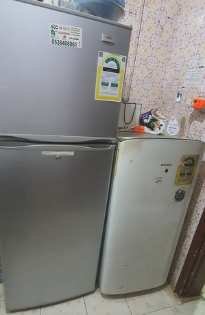 Al Wizarat, Household Items, SAR 850,  🎉 Buy 1 Get 1 FREE 🎉 "Unix Double Door Fridge + Samsung Single Door Fridge &ndash; SAR 850"