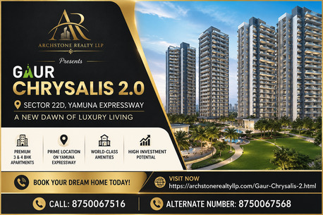 Mumbai, Real Estate, Gaur Chrysalis 2.0 Yamuna Expressway: A Future-Ready Residential Community In Greater Noid