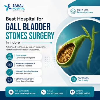 Indore, Health, Best Hospital For Gall Bladder Stones Surgery In Indore &ndash; Sahaj Hospital