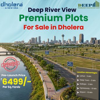 Ahmedabad, Farm & Garden, INR 2900000,  Deep River View Plots For Sale In Dholera Smart City