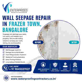 Bangalore, Construction, Wall Seepage Repair In  Frazer Town , Bangalore