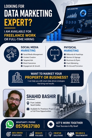 Al Rawdah, Marketing, 🚀 Professional Data Marketing Expert | Freelance & Business Growth Specialist