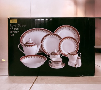 Jubail, Household Items, SAR 280,  Brand New 47 Piece Royal Street Homecentre Dinner Set For Sale