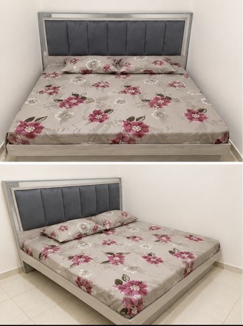 Al Malaz, Household Items, SAR 300,  Queen Size Cot With Mattress + Single Sofa