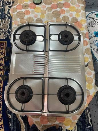 Jubail, Appliances, SAR 180,  Excelllent Condition 4 Burner Gas Stove - Stainless Steel