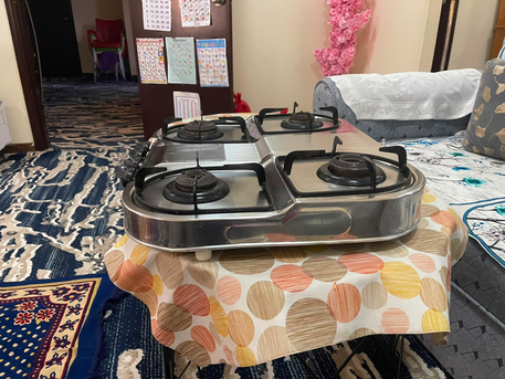 Jubail, Appliances, SAR 180,  Excelllent Condition 4 Burner Gas Stove - Stainless Steel