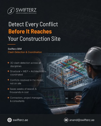 Dubai, Construction, Professional BIM Clash Detection & Coordination &mdash; Dubai-Based Consultancy | Swifterz UAE
