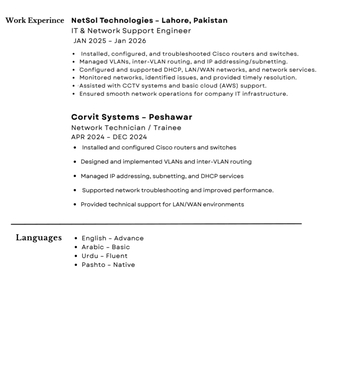 Al Qirawan, Job Seekers, IT Support Special