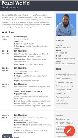 Riyadh, Job Seekers, Senior Site Surveyor