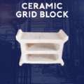 Industrial Ceramic Grid Block Manufactured For Long Service Life