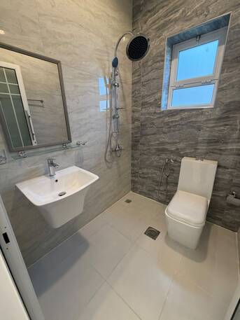 Manama, Housing Exchanges, BHD 143/month,  5 BR,  230 Sq. Meter,  New Villa For Sale In Al-Duraz. Two And A Half Floors. Amenities:  ○ 5 Bedrooms  ○ 1 Majli
